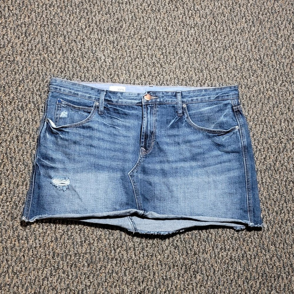 Gap 1969 Denim Skirt Size 16 Waist 33